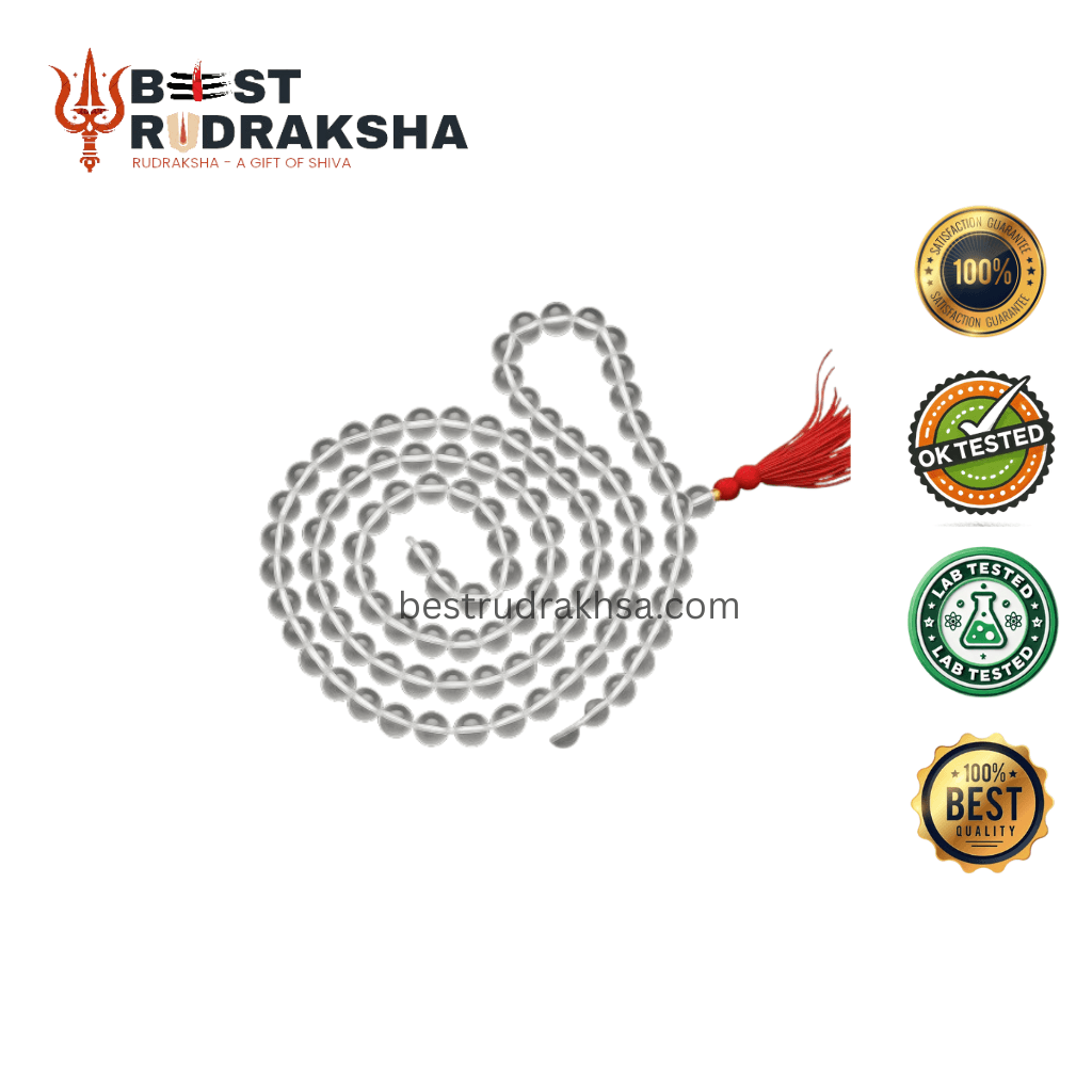 Sphatika Mala - Best Rudraksha for Purity and Healing